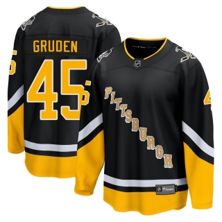 Youth Jonathan Gruden Pittsburgh Penguins Fanatics Branded 2021/22 Alternate Breakaway Player Jersey - Premier Black