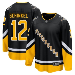 Youth Ken Schinkel Pittsburgh Penguins Fanatics Branded 2021/22 Alternate Breakaway Player Jersey - Premier Black