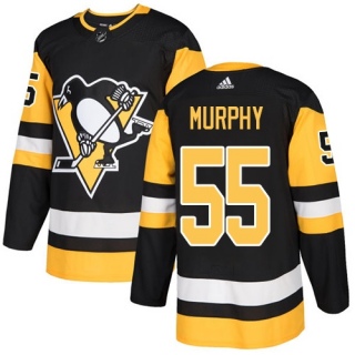 Youth Larry Murphy Pittsburgh Penguins Adidas Home Jersey - Authentic Black