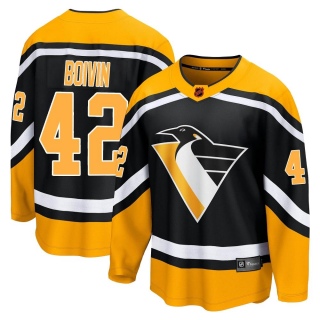 Youth Leo Boivin Pittsburgh Penguins Fanatics Branded Special Edition 2.0 Jersey - Breakaway Black