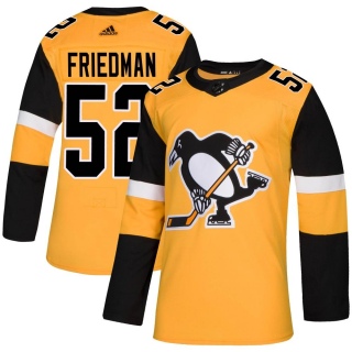 Youth Mark Friedman Pittsburgh Penguins Adidas Alternate Jersey - Authentic Gold