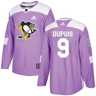 Youth Pascal Dupuis Pittsburgh Penguins Adidas Fights Cancer Practice Jersey - Authentic Purple