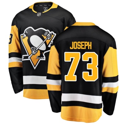 Youth Pierre-Olivier Joseph Pittsburgh Penguins Fanatics Branded Home Jersey - Breakaway Black