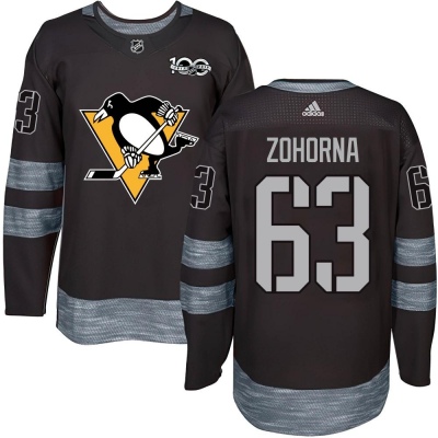 Youth Radim Zohorna Pittsburgh Penguins 1917- 100th Anniversary Jersey - Authentic Black