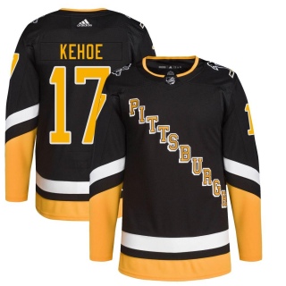 Youth Rick Kehoe Pittsburgh Penguins Adidas 2021/22 Alternate Primegreen Pro Player Jersey - Authentic Black