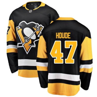 Youth Samuel Houde Pittsburgh Penguins Fanatics Branded Home Jersey - Breakaway Black