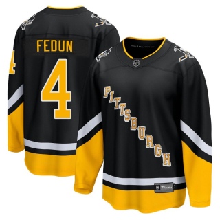 Youth Taylor Fedun Pittsburgh Penguins Fanatics Branded 2021/22 Alternate Breakaway Player Jersey - Premier Black