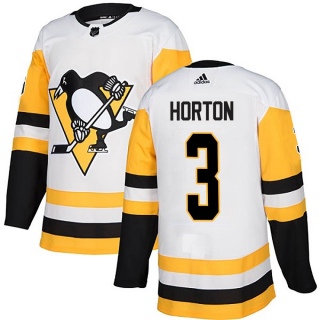 Youth Tim Horton Pittsburgh Penguins Adidas Away Jersey - Authentic White