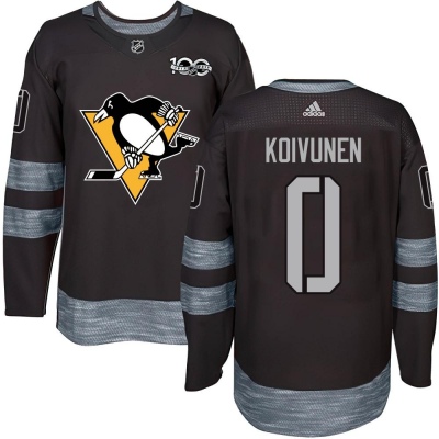 Youth Ville Koivunen Pittsburgh Penguins 1917- 100th Anniversary Jersey - Authentic Black